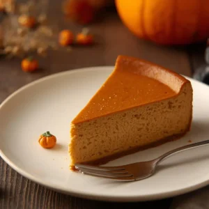 Pumpkin Cheesecake (8") – Handcrafted in Miami